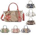 TAMARIS Handtasche, Applikationen, Fransendeko, 7 Farben: braun, blau, rot, gr&uuml;n, pink, denim oder weiss