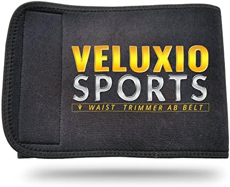 Waist Trimmer Ab Belt (Inside Velcro Edition) - Best Adjustable Weight Loss Sauna Belt For Men, Women And Kids With Lower Back &amp; Lumbar Supports For Easy, Effortless Waist Slimming - 100% Lifetime Satisfaction Guaranteed.