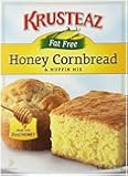 Krusteaz Fat Free Honey Cornbread and Muffin Mix, 14.5-Ounce Boxes (Pack of 12)