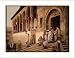 Arabs leaving mosque Tunis Tunisia, c. 1890s, (S) Library Image