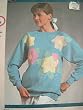 FLORAL PUT-ONS FROM BUCILLA GALLERY OF STITCHES - FASHION APPLIQUES QUICK AND EASY #32589
