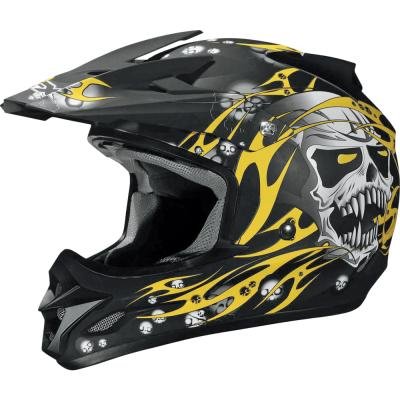 AFX FX 18 Skull Helmet Medium/Yellow Skull 51vbILUfVcL AFX FX 18 Skull Helmet Medium/Yellow Skull