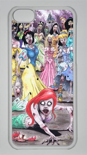 Disney Princess Zombies Custom PC Transparent Case for iPhone 5C