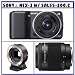 Sony Alpha NEX-3 Compact Interchangeable Lens Digital Camera w/16mm Lens (Black) + NEX Camera Mount Adapter + Sony 55-200mm f/4-5.6 SAM DT Telephoto Zoom Lens (SAL55200.2)