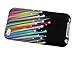 Colorful and Graphic Cases for Apple iPod Touch 4G 4th Generation with Screen Protector Film - Retail Packaging - 4 Pack