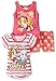 Paw Patrol Little Girls' Toddler 3pc Top and Short Set, Pink, 2T