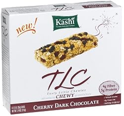 Kashi TLC Chewy Granola Bar, Cherry Dark Chocolate, 7.4-Ounce Box (Pack of 12)