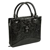 Damask Embossed Purse-Style Bible / Book Cover w/Cross (Large)