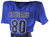 Alleson 745MB Youth Nylon Custom Football Jerseys RO - ROYAL YXL
