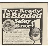1907 Ever-Ready 12 Bladed Safety Razor Print Ad (12762) by AdsPast.com