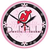 New Jersey Devils Wall Clock (Pink)