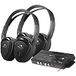 New-POWER ACOUSTIK HP-902RFT 2 SWIVEL EAR PAD, 2-CHANNEL RF 900 MHZ WIRELESS HEADPHONES WITH TRANSMITTER - POWHP902RFT