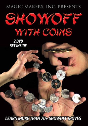 Showoff with Coins DVD with Ben Salinas, Learn Over 70 Magic Tricks & Moves with Coins