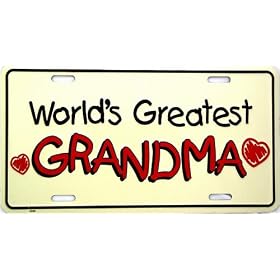 LP - 273 World's Greatest Grandma License Plate - 314