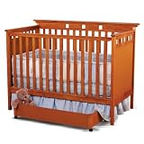 Simplicity Kingston 4-in-1 Convertible Crib with Trundle Drawer in Honey