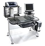 Innovex DP077G90 Glass Computer Desk