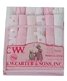 12-Pack Washcloths by Carter's - girl, one size
