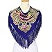 Uainhrt Tassel Scarf Cotton Large Square Shawl and Wraps,Versatile Gift Fringe Boho Shawl,43