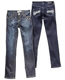 Roxy Girls 2-6x Roxy Teenie Wahine - Cosmic Skinny Fashion Denim Pant,Ink Blue,L (6)