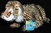 Webkinz Full Size "Tiger" with factory sealed un-used code! By Ganz