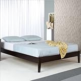 Modus Furniture Nevis King Size Simple Platform Bed, Espresso