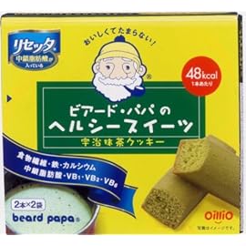 ピアード・パパのヘルシースイーツ 宇治抹茶クッキー 40g (10g×2本×2袋)