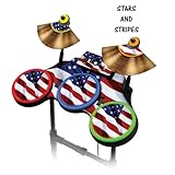 Protective skins for Guitar Hero 4 "World Tour" Drum set, fits Xbox 360, PS ....