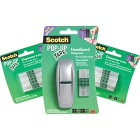 Scotch Pop-up Tape Hands Free Dispenser - Includes 2 Refill Packs
