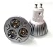 LED Gu10 9w Warm White Rotundity Cree Gu10 LED Light 3*3w 9w Lamp Bulb 85v-265v