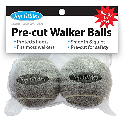 Pre-cut Walker Glide Balls - 15 Colors & Styles (Gray)