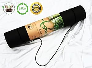 ☮ ASHRAM PREMIUM YOGA, EXERCISE & PILATES MAT ☯ Extra long & wide 25x73
