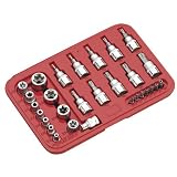 Clarke PRO151 29 Pce Torx Star Socket Bit Set