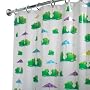 InterDesign EVA Shower Curtain, Frogs