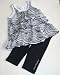 Calvin Klein Baby/Infant Girl's 2 Piece Shirt/Legging Set - Size: 18 Months, Black/White