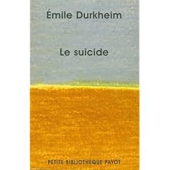 Le suicide : Etude de sociologie