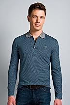Long Sleeve Jersey Fine Stripe Polo