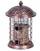 Kitchen & Housewares : Avant Yarde Squirrel Resistant Bird Feeder, Satin Bronze with Clear Plastic, 11 3/4 Inches High