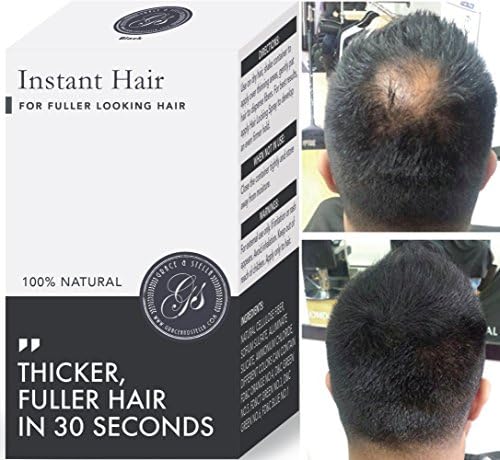 THE BEST RATED 100% Vegan + Natural Hair Loss Treatment for Men &amp; Women - 100% Money-Back Guarantee, Hair Building Fibers, Concealer, prevention, Make Thinning Hair Thickener - Magikol® 15 Week Supply