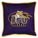 LSU Tigers Louisiana State Throw Bed Pillow 17 x 17