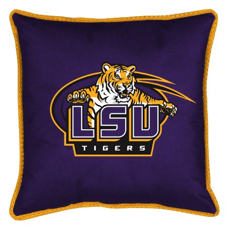 LSU Tigers Louisiana State Throw Bed Pillow 17 x 17