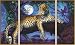 Schipper 609260607 - Afrika - Jäger in der Nacht (Triptychon)