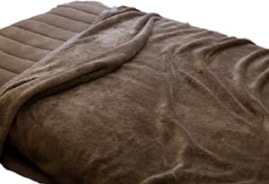 【ふんわりとろける肌触り】 マシュマロタッチ マイクロファイバー毛布 シングル ブラウン 10030106