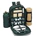 Brighton Backpack For Two w/Blanket (Green)