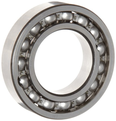 WJB M6210 Deep Groove Ball Bearing, Open, Metric, 50mm ID, 90mm OD, 20mm Width, 10300lbf Dynamic Load Capacity, 7850lbf Static Load Capacity