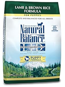 Natural Balance Puppy Formula L.I.D. Limited Ingredient Diets Lamb & Brown Rice Dry Dog Food, 24-Pound