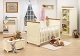 Tutti Bambini Madrid Room Set-Vanilla Oak + FREE Glider & Stool