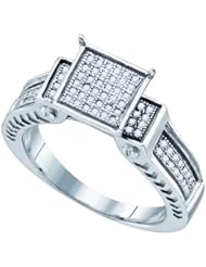 0.24CTW DIAMOND MICRO-PAVE RING
