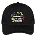 Trendy Apparel Shop Employee Of The Year Embroidered Low Profile Cotton Cap Dad Hat - Black