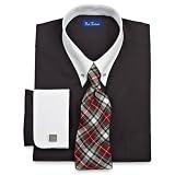 Paul Fredrick Pinpoint Oxford White French Cuff Dress Shirt