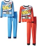 Power Rangers Big Boys' Duo Charge Four-Piece Pajama Set